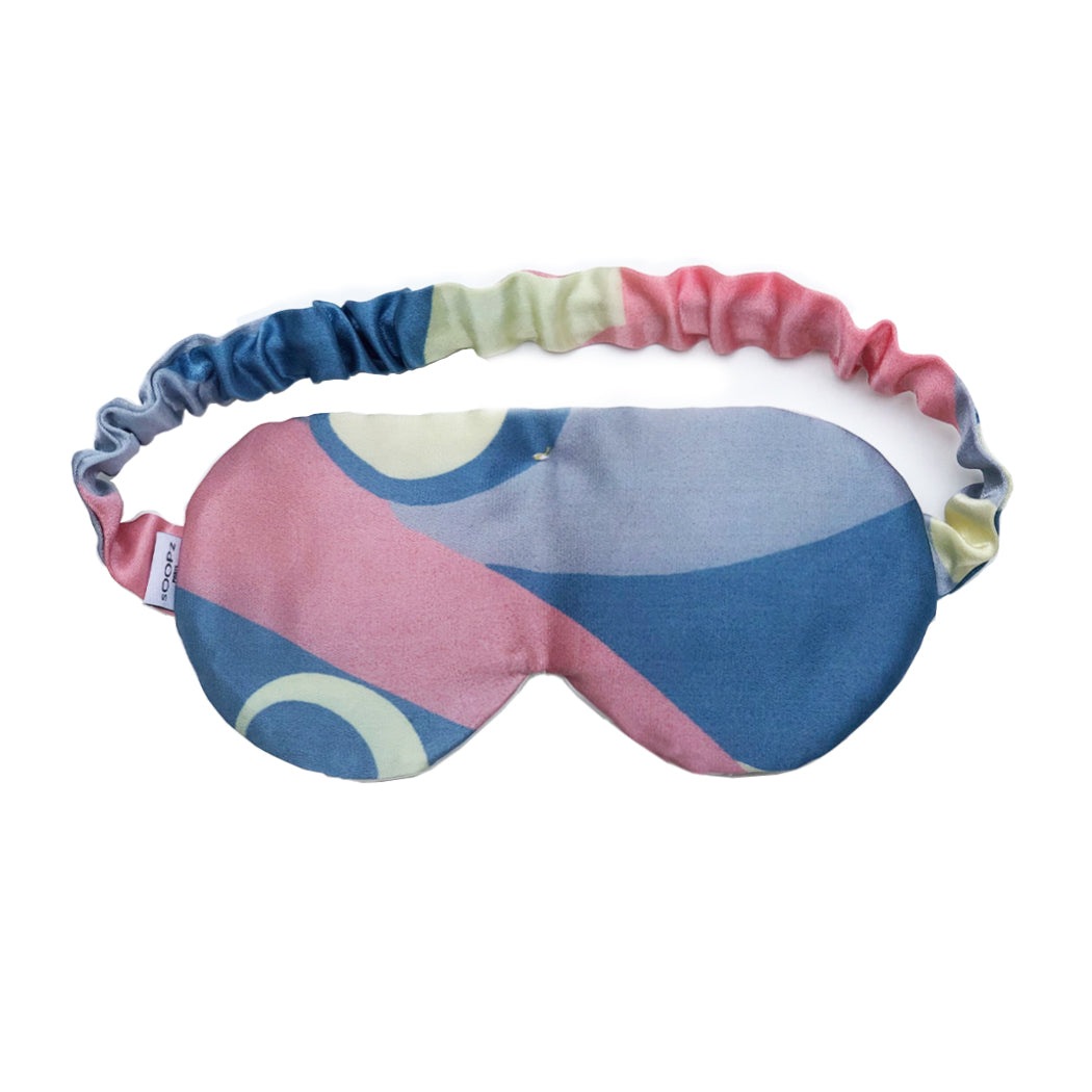 masque yeux en soie glowy, chauffant et refroidissant