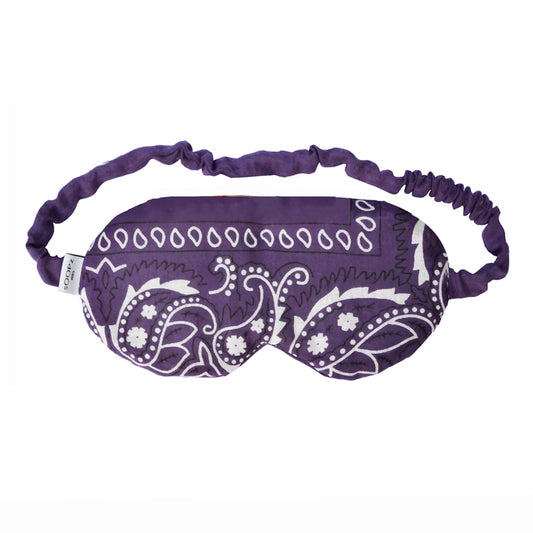 masque pour les yeux chauffant et refroidissant aux graines de lin et lavande pour un moment de détente et apaiser les yeux fatigués